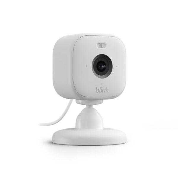 Blink Mini 2 (Newest Model) u2014 Home Security & Pet Camera(s) with HD video, color night view, motion detection, two-way audio, and built-in spotlight u2014 1 camera (White) - Image 2
