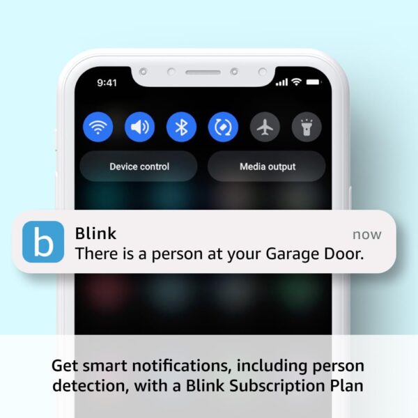 Blink Mini 2 (Newest Model) u2014 Home Security & Pet Camera(s) with HD video, color night view, motion detection, two-way audio, and built-in spotlight u2014 1 camera (White) - Image 5