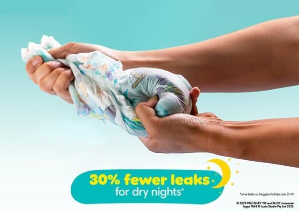Pampers Training Pants - Easy Ups Boys & Girls Bluey - Size 3T-4T, 124 Count, Children's Potty Underwear (Packaging May Vary) - Image 11