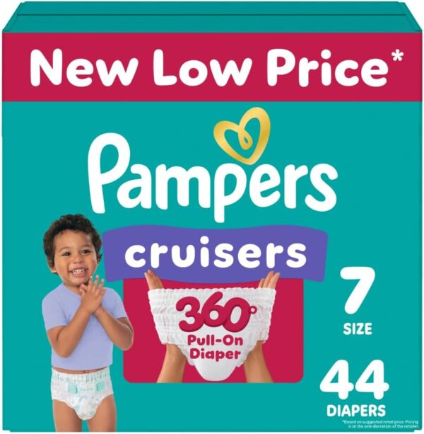 Pampers Diapers - Cruisers 360 - Size 5, 128 Count, Babyproof up to 100% Leakproof Pull-On Diaper - Image 14