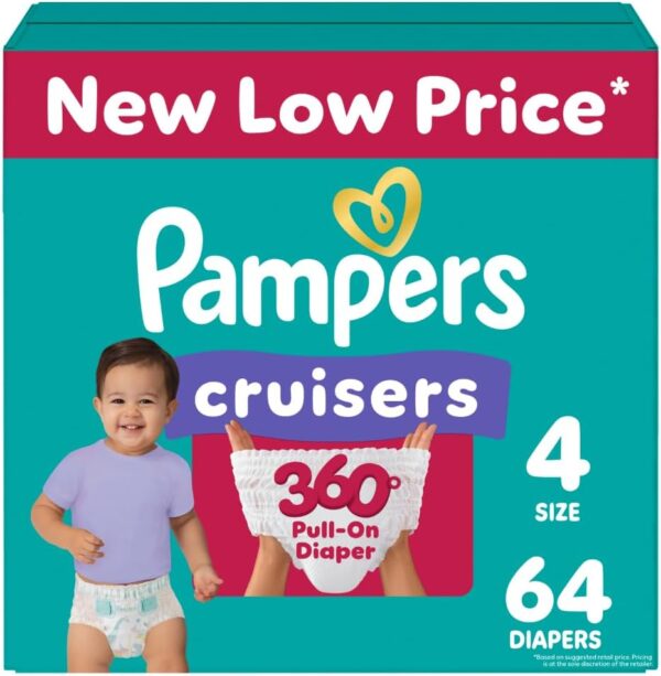 Pampers Diapers - Cruisers 360 - Size 5, 128 Count, Babyproof up to 100% Leakproof Pull-On Diaper - Image 22