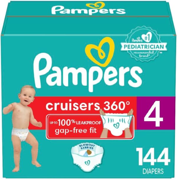 Pampers Diapers - Cruisers 360 - Size 5, 128 Count, Babyproof up to 100% Leakproof Pull-On Diaper - Image 13