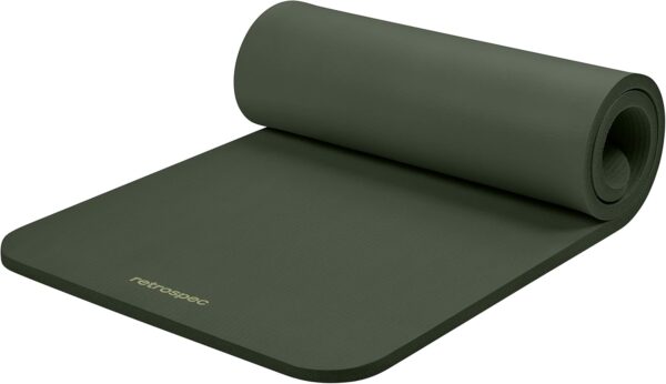 Retrospec Solana Yoga Mat 1" Thick With Nylon Carry Strap for Men & Women - Non Slip Exercise Mat for Home Yoga, Pilates, Stretching, Floor & Fitness Workouts - Image 13