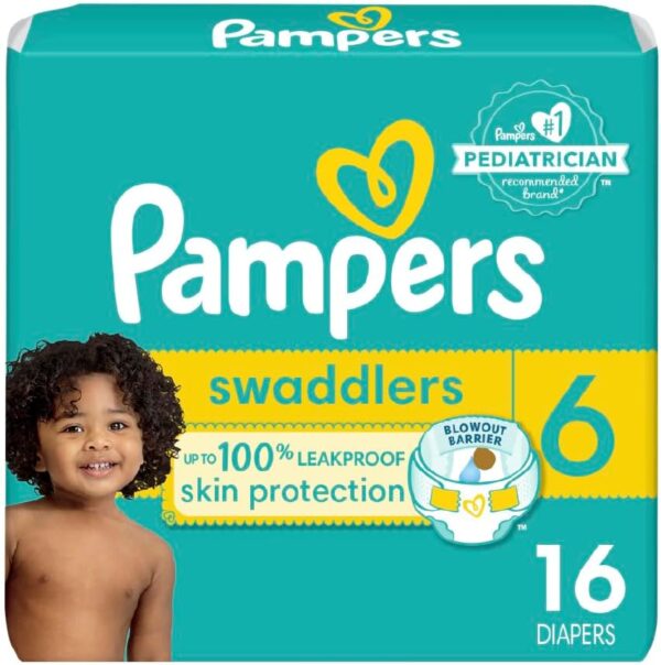 Pampers Baby Diapers - Swaddlers - Size 5, 132 Count, Ultra Absorbent Disposable Infant Diaper - Image 31