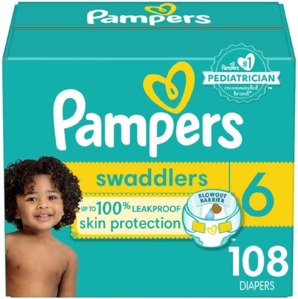 Pampers Baby Diapers - Swaddlers - Size 5, 132 Count, Ultra Absorbent Disposable Infant Diaper - Image 18