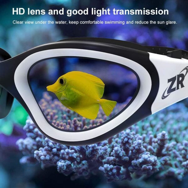 ZIONOR G1 Polarized Swimming Goggles for Unisex Adult Women Anti Fog 100% Anti UV Diving Goggles - Image 9
