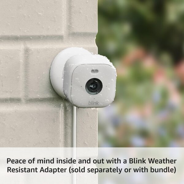 Blink Mini 2 (Newest Model) u2014 Home Security & Pet Camera(s) with HD video, color night view, motion detection, two-way audio, and built-in spotlight u2014 1 camera (White) - Image 4