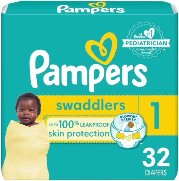 Pampers Baby Diapers - Swaddlers - Size 5, 132 Count, Ultra Absorbent Disposable Infant Diaper - Image 43
