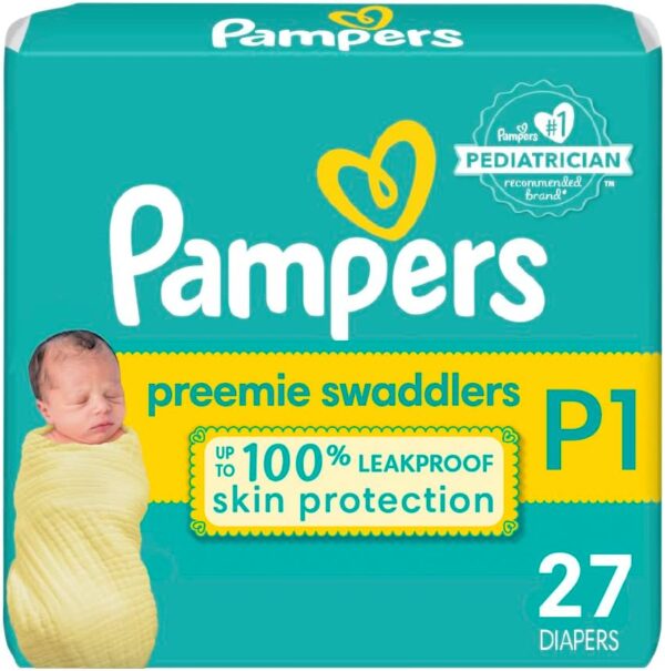 Pampers Baby Diapers - Swaddlers - Size 5, 132 Count, Ultra Absorbent Disposable Infant Diaper - Image 47