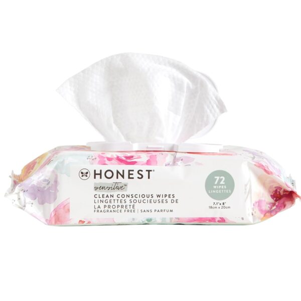The Honest Company Clean Conscious Multi-Use Wipes | Hypoallergenic + Unscented for Sensitive Skin | Over 99% Water, Compostable, Plant Based, Baby Wipes | Pattern Play, 720 Count - Image 31