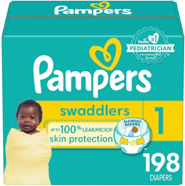 Pampers Baby Diapers - Swaddlers - Size 5, 132 Count, Ultra Absorbent Disposable Infant Diaper - Image 30