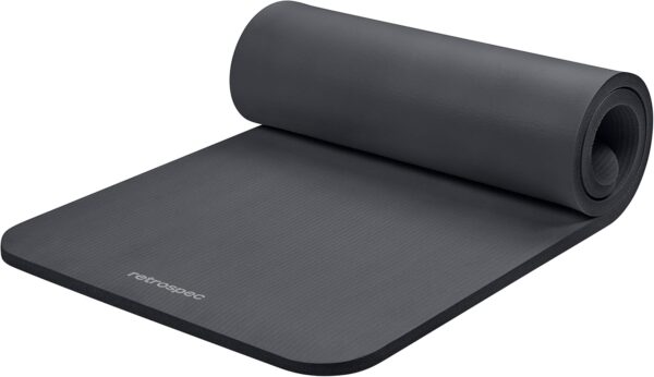 Retrospec Solana Yoga Mat 1" Thick With Nylon Carry Strap for Men & Women - Non Slip Exercise Mat for Home Yoga, Pilates, Stretching, Floor & Fitness Workouts - Image 8