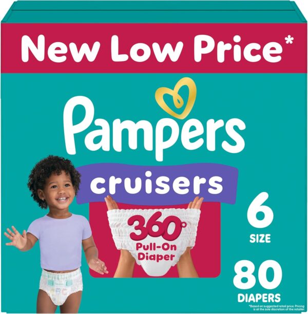 Pampers Diapers - Cruisers 360 - Size 5, 128 Count, Babyproof up to 100% Leakproof Pull-On Diaper - Image 19