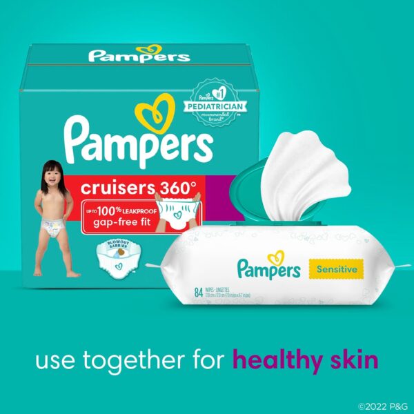 Pampers Diapers - Cruisers 360 - Size 5, 128 Count, Babyproof up to 100% Leakproof Pull-On Diaper - Image 10