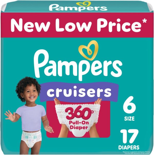 Pampers Diapers - Cruisers 360 - Size 5, 128 Count, Babyproof up to 100% Leakproof Pull-On Diaper - Image 18