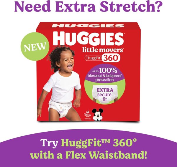 Huggies Size 5 Diapers, Little Movers Baby Diapers, Size 5 (27+ lbs), 132 Count (2 Packs of 66), Packaging May Vary - Image 13