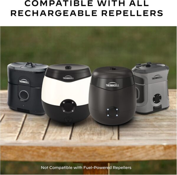 Thermacell Rechargeable Mosquito Repeller Refills; Advanced Repellent Formula Provides 20 Foot Protection Zone; Compatible with Thermacell E-Series & Radius Only; No DEET, Spray or Flame - Image 2