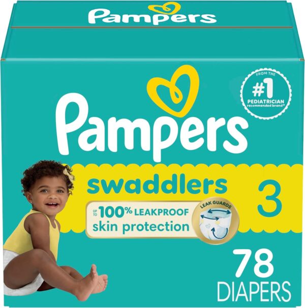 Pampers Baby Diapers - Swaddlers - Size 5, 132 Count, Ultra Absorbent Disposable Infant Diaper - Image 16