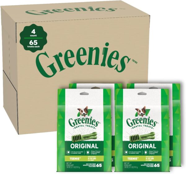 Greenies Original Teenie Dental Dog Treats, 36 oz. Pack (130 Treats) - Image 12