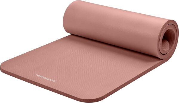 Retrospec Solana Yoga Mat 1" Thick With Nylon Carry Strap for Men & Women - Non Slip Exercise Mat for Home Yoga, Pilates, Stretching, Floor & Fitness Workouts - Image 16