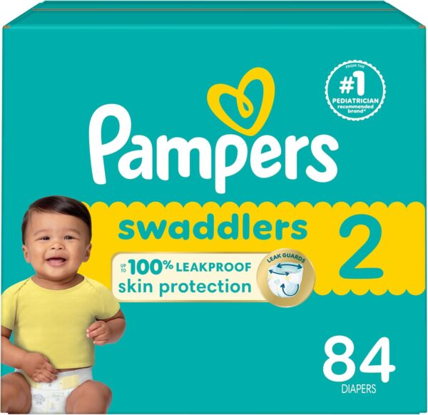 Pampers Baby Diapers - Swaddlers - Size 5, 132 Count, Ultra Absorbent Disposable Infant Diaper - Image 20