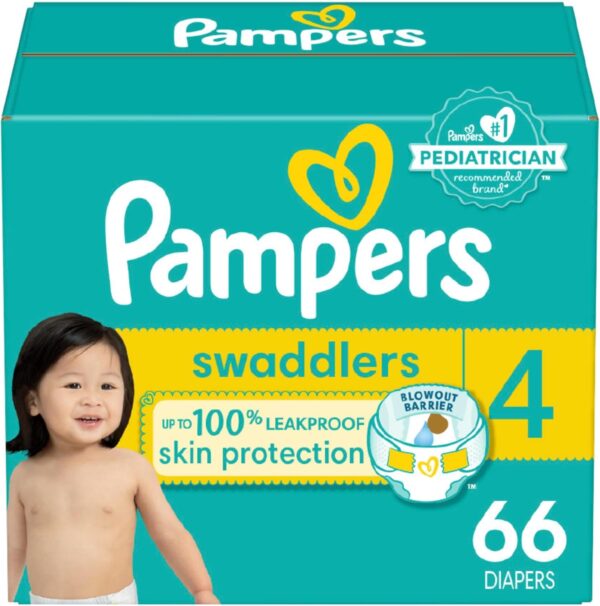 Pampers Baby Diapers - Swaddlers - Size 5, 132 Count, Ultra Absorbent Disposable Infant Diaper - Image 24