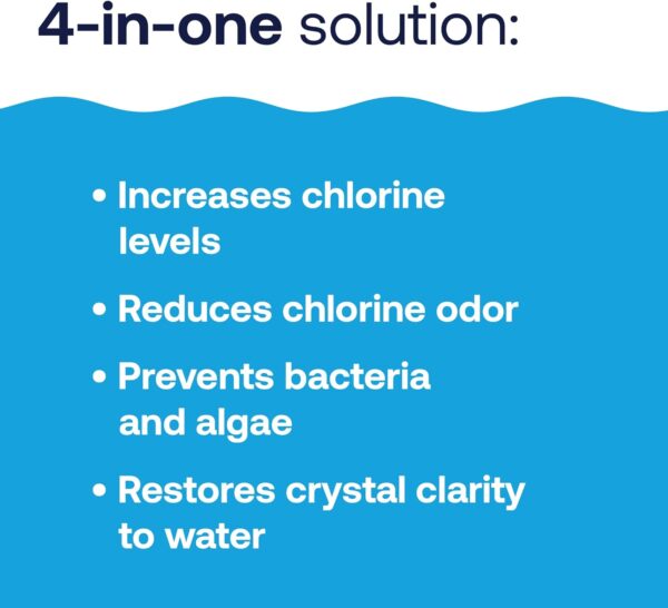 HTH 52037R Pool Care Shock Advanced, Swimming Pool Chemical - Cal Hypo Formula, Prevents Bacteria & Algae, Restores Crystal Clear Water - Shock Treatment, 1lb (12 Pack) - Image 3