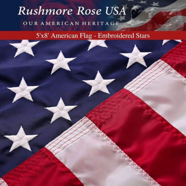 American Flag | American Flags for Outside 3X5 |100% Made in USA Flag - Premium US Flag 3X5 Heavy Duty Outdoor with Embroidered Stars and Sewn Stripes. - Image 12
