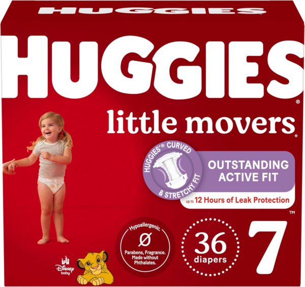 Huggies Size 5 Diapers, Little Movers Baby Diapers, Size 5 (27+ lbs), 132 Count (2 Packs of 66), Packaging May Vary - Image 15