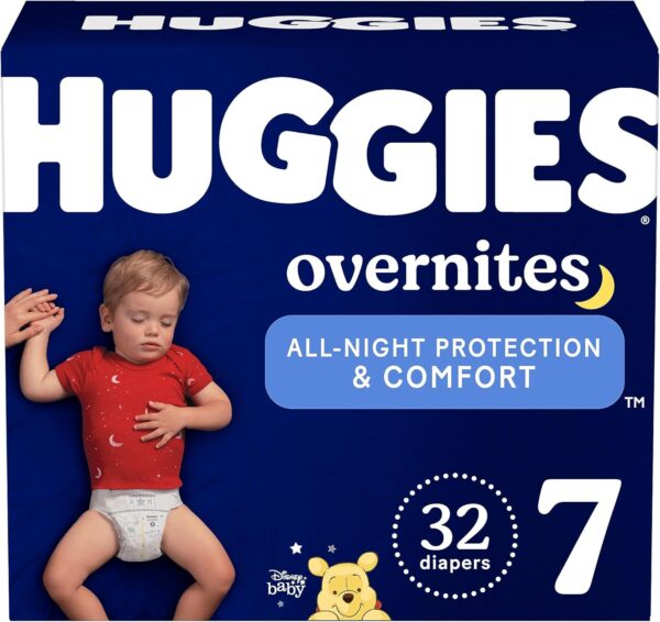 Huggies Size 6 Overnites Baby Diapers: Overnight Diapers, Size 6 (35+ lbs), 84 Ct (2 Packs of 42), Packaging May Vary - Image 30