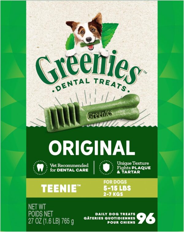 Greenies Original Teenie Dental Dog Treats, 36 oz. Pack (130 Treats) - Image 17