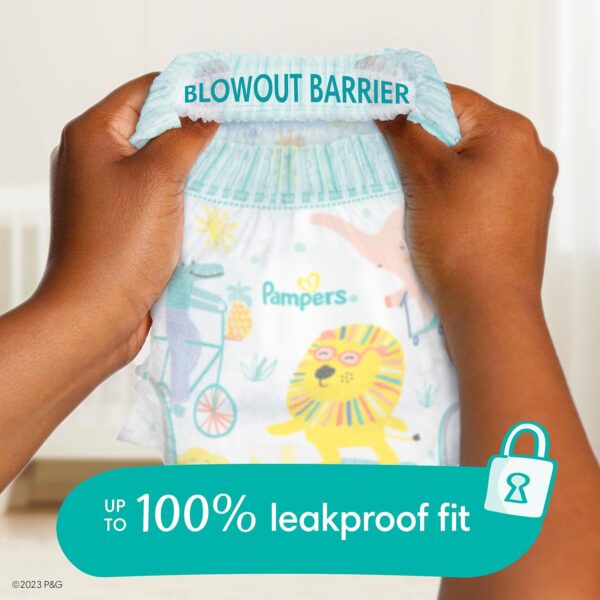 Pampers Diapers - Cruisers 360 - Size 5, 128 Count, Babyproof up to 100% Leakproof Pull-On Diaper - Image 7
