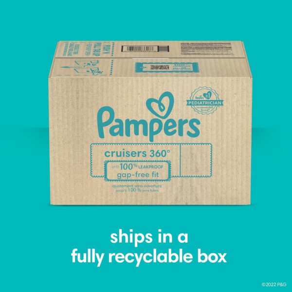 Pampers Diapers - Cruisers 360 - Size 5, 128 Count, Babyproof up to 100% Leakproof Pull-On Diaper - Image 12