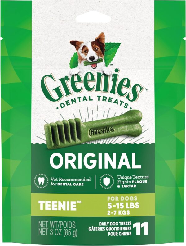 Greenies Original Teenie Dental Dog Treats, 36 oz. Pack (130 Treats) - Image 16