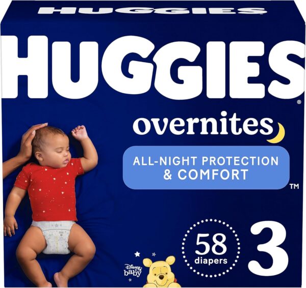 Huggies Size 6 Overnites Baby Diapers: Overnight Diapers, Size 6 (35+ lbs), 84 Ct (2 Packs of 42), Packaging May Vary - Image 16