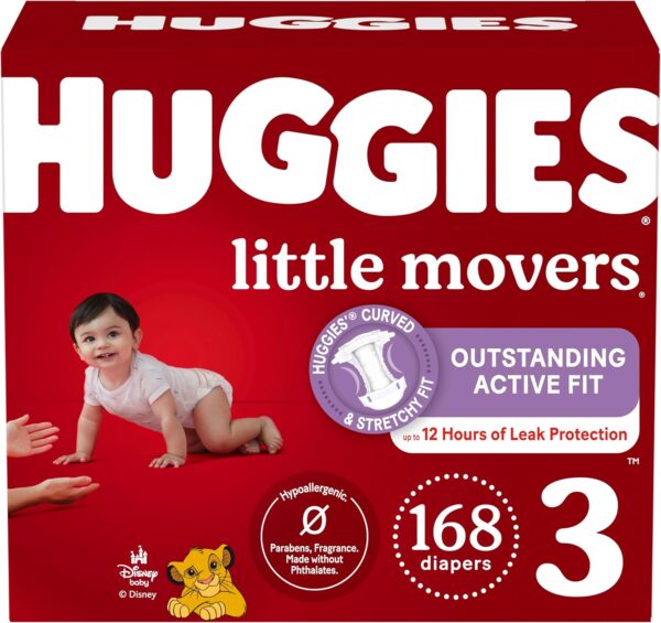 Huggies Size 5 Diapers, Little Movers Baby Diapers, Size 5 (27+ lbs), 132 Count (2 Packs of 66), Packaging May Vary - Image 17