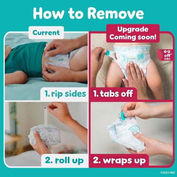 Pampers Diapers - Cruisers 360 - Size 5, 128 Count, Babyproof up to 100% Leakproof Pull-On Diaper - Image 6