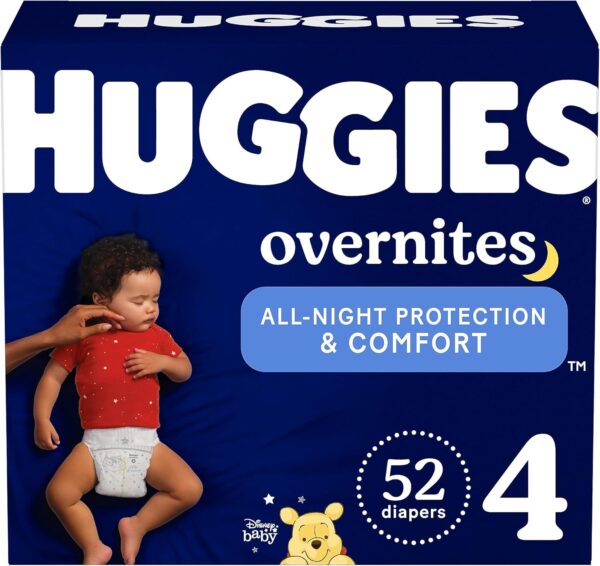 Huggies Size 6 Overnites Baby Diapers: Overnight Diapers, Size 6 (35+ lbs), 84 Ct (2 Packs of 42), Packaging May Vary - Image 21