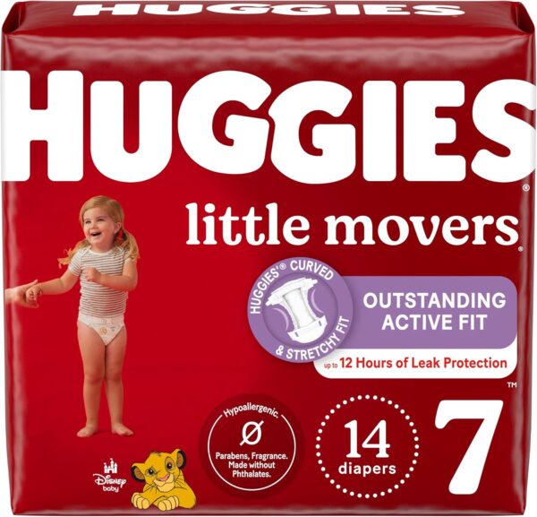 Huggies Size 5 Diapers, Little Movers Baby Diapers, Size 5 (27+ lbs), 132 Count (2 Packs of 66), Packaging May Vary - Image 16