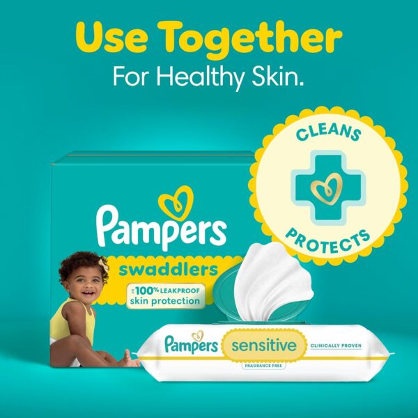 Pampers Baby Diapers - Swaddlers - Size 5, 132 Count, Ultra Absorbent Disposable Infant Diaper - Image 12