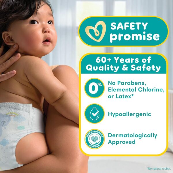 Pampers Baby Diapers - Swaddlers - Size 5, 132 Count, Ultra Absorbent Disposable Infant Diaper - Image 2