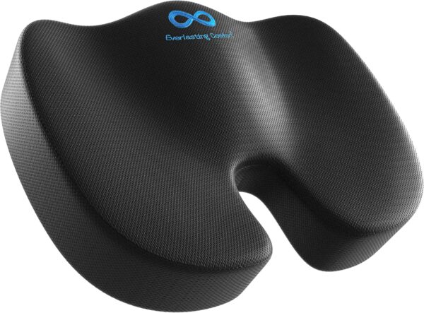 Everlasting Comfort Doctor Recommended Memory Foam Seat Cushion for Office Chairs & Car Seat - Ergonomic Office Desk Accessories for Tailbone Pain Relief, Sciatica & Back Support - Image 12