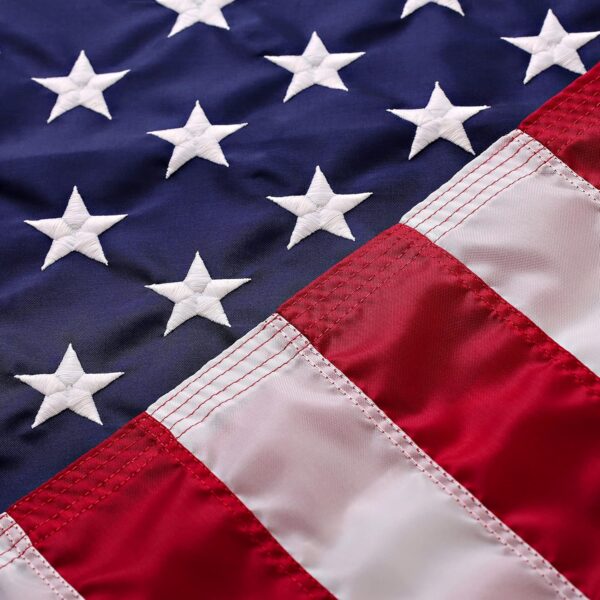 American Flag | American Flags for Outside 3X5 |100% Made in USA Flag - Premium US Flag 3X5 Heavy Duty Outdoor with Embroidered Stars and Sewn Stripes. - Image 9